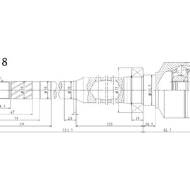 OPTIMA Front Inner Cv Joint - SKU VO4042 - SpareMe
