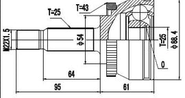 OPTIMA Front Outer Cv Joint - SKU VO5912A - SpareMe
