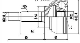 OPTIMA Front Outer Cv Joint - SKU VO5912 - SpareMe