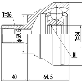 OPTIMA Front Outer Cv Joint - SKU VW3021 - SpareMe