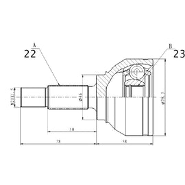 OPTIMA Front Outer Cv Joint - SKU VW3023 - SpareMe