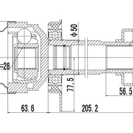 OPTIMA Front Inner Cv Joint - SKU VW4010 - SpareMe