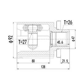 OPTIMA Front Inner Cv Joint - SKU VW4022 - SpareMe