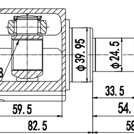 OPTIMA Front Inner Cv Joint - SKU VW4031 - SpareMe