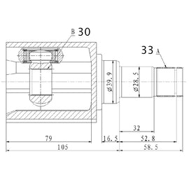 OPTIMA Front Inner Cv Joint - SKU VW4046 - SpareMe
