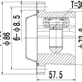 OPTIMA Front Inner Cv Joint - SKU VW6610 - SpareMe