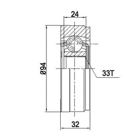 OPTIMA Front Inner Cv Joint - SKU VW6924-X - SpareMe
