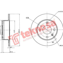 Brake Disc Bantam Rustler 81 86 (Front Solid) Brake Disc OPTIMA