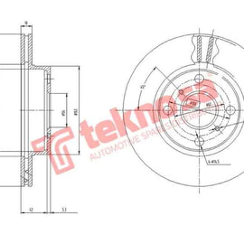 Brake Disc Corolla 1.6 Fwd 85 (Front Vented) Brake Disc OPTIMA