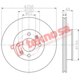 Brake Disc Getz 1.6 03 (Front Vented) Brake Disc Optima