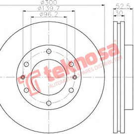 Brake Disc Hyundai H1 (Front Vented) Brake Disc Optima