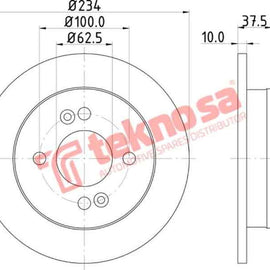 Brake Disc Hyundai I10 1.1 1.2 2008 Brake Disc Optima