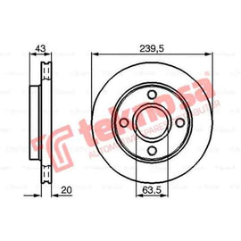 Brake Disc Mazda Soho Iii Fiesta 1.3 Brake Disc OPTIMA