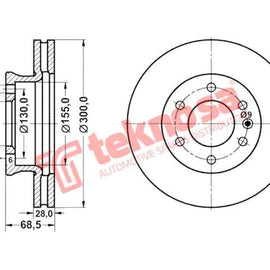 Brake Disc Mercedes Sprinter (Front Vented) Brake Disc Optima