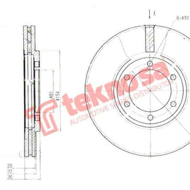 Brake Disc Nissan 1600 1800 90 (Front Vented) Brake Disc OPTIMA