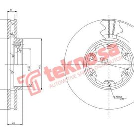 Brake Disc Nissan Nv350 Impendulo (Front Vented) Brake Disc Optima