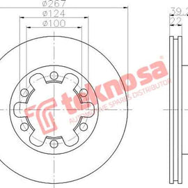 Brake Disc Nissan Sentra 2013 (Front Vented) Brake Disc OPTIMA