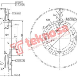 Brake Disc Toyota Avanza 15 (Front Vented) Brake Disc Ferodo