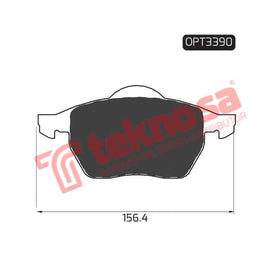 Brake Pad Audi A4 98 01 ( Front ) (SET LH & RH Wheel) Brake Pads Optima