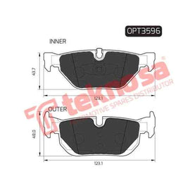 Brake Pad Bmw 05 15 ( R ) (SET LH & RH Wheel) Brake Pads Optima