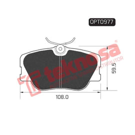 Brake Pad Bmw 3 Series 325Is [E30] 88 92 ( Front ) (SET LH & RH Wheel) Brake Pads OPTIMA