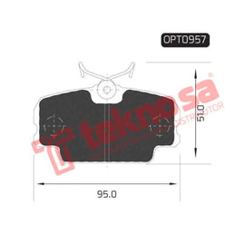 Brake Pad Bmw 3 Series [E30] 80 89 ( Front ) (SET LH & RH Wheel) Brake Pads Optima