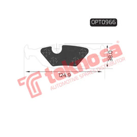 Brake Pad Bmw 3 Series [E30] 82 92 (Rear)
