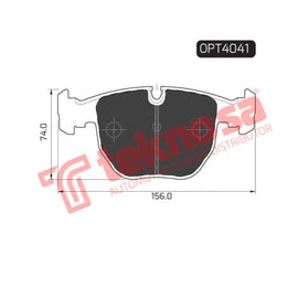 Brake Pad Bmw X5 01 ( Front ) (SET LH & RH Wheel) Brake Pads OPTIMA