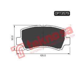 Brake Pad Chana Star 06 ( Front ) (SET LH & RH Wheel) Brake Pads Optima