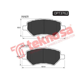 Brake Pad Chery Tiggo 08 2.0 ( Front ) (SET LH & RH Wheel) Brake Pads Optima