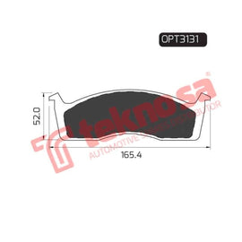 Brake Pad Chrysler Grand Voyager 97 07 ( Front ) (SET LH & RH Wheel) Brake Pads Optima