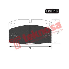 Brake Pad Daewoo Cielo 96 97 ( Front ) (SET LH & RH Wheel) Brake Pads Optima