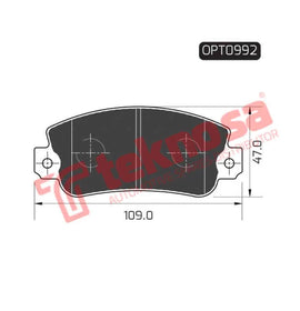 Brake Pad Fiat Uno 1984-2009 (Front)