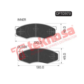 Brake Pad Mitsubishi Colt (Front)