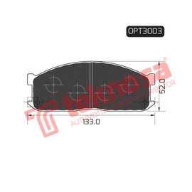 Brake Pad Ford Spectron Minibus 91 01 ( Front ) (SET LH & RH Wheel) Brake Pads Optima