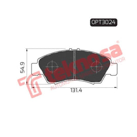 Brake Pad Honda Ballade 92 96 ( Front ) (SET LH & RH Wheel) Brake Pads Optima