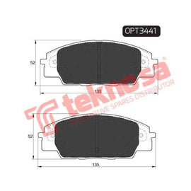 Brake Pad Honda Civic 07 ( Front ) (SET LH & RH Wheel) Brake Pads Optima