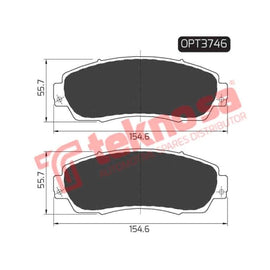 Brake Pad Honda Cr V 07 ( Front ) (SET LH & RH Wheel) Brake Pads Optima