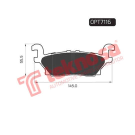 Brake Pad Hummer H3 06 ( R ) (SET LH & RH Wheel) Brake Pads OPTIMA