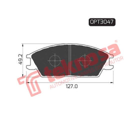 Brake Pad Hyundai Getz 99 02 ( Front ) (SET LH & RH Wheel) Brake Pads Optima