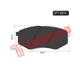 Brake Pad Hyundai Sonata 10 ( Front ) (SET LH & RH Wheel) Brake Pads Optima
