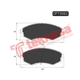Brake Pad Hyundai Tiburon 96 02 ( Front ) (SET LH & RH Wheel) Brake Pads Optima
