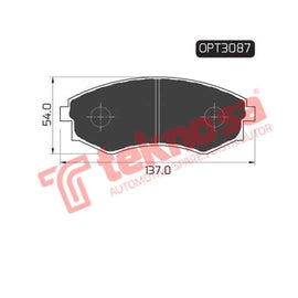 Brake Pad Hyundai Tiburon 96 02 ( Front ) (SET LH & RH Wheel) Brake Pads Optima