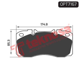 Brake Pad Iveco Daily 06 ( Front ) (SET LH & RH Wheel) Brake Pads Optima