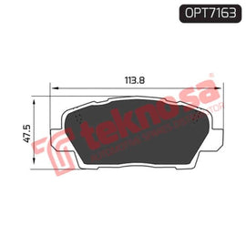 Brake Pad Kia Picanto 17 ( Front ) (SET LH & RH Wheel) Brake Pads Optima