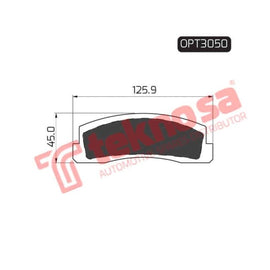 Brake Pad Lada Niva 1.6 4X4 87 92 ( Front ) (SET LH & RH Wheel) Brake Pads OPTIMA
