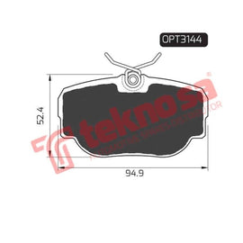 Brake Pad Land Rover Discovery [2] 98 04 ( R ) (SET LH & RH Wheel) Brake Pads Optima