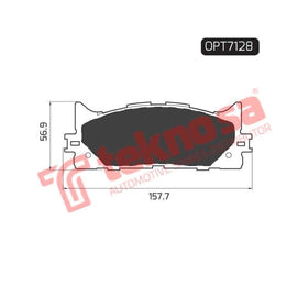 Brake Pad Lexus Es 10 ( Front ) (SET LH & RH Wheel) Brake Pads Optima