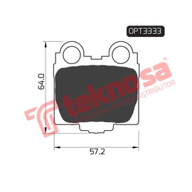 Brake Pad Lexus Gs 98 ( R ) (SET LH & RH Wheel) Brake Pads Optima
