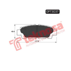 Brake Pad Lexus Ls 01 ( R ) (SET LH & RH Wheel) Brake Pads Optima